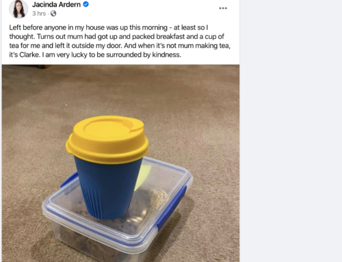 PM Jacinda Ardern shares her IdealCup on Facebook